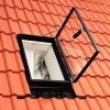 Dachausstieg Kunststoff Schwarz 54 cm x 83 cm GVT 103 0059Z
