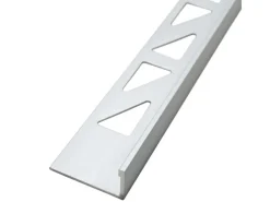 Dalsys Fliesenschiene Aluminium 2,5m x 10mm Winkelprofil Chrom