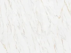 Decoflooring SPC-Wandpaneel Marmor 260 cm x 90 cm Weiß-Gold