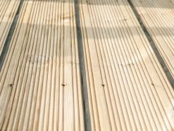 Designbalkon Standard 288 x 236 x 290cm Holzboden mit Lamellengeländer