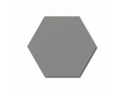 Designpaneel Hexagon Lino Ash Clear MDF Schwarz 50 cm x 50 cm 3 Stück