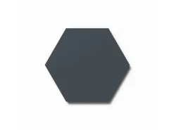 Designpaneel Hexagon Lino Smokey Blue Clear MDF Schwarz 25 cm x 25 cm 3 Stück