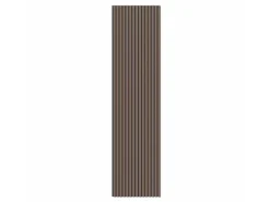 Designpaneel Walnuss MDF Schwarz mit Furnier 60 cm x 240 cm