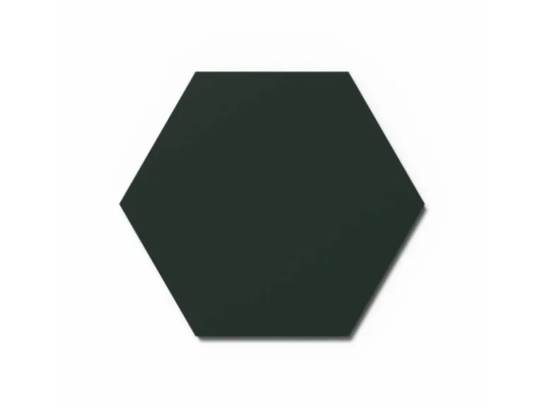 Designpaneel Hexagon Lino Conifer Clear MDF Schwarz 50 cm x 50 cm 3 Stück