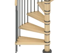 Dolle Spindeltreppe Winnipeg Buche geölt Ø 140 cm 14 Stufen Buche FSC®