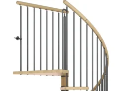 Dolle Spindeltreppe Winnipeg Buche geölt Ø 140 cm 14 Stufen Buche FSC®