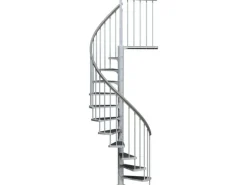 Dolle Außenspindeltreppe Gardenspin mit TRIMAX-Stufen Ø 155 cm