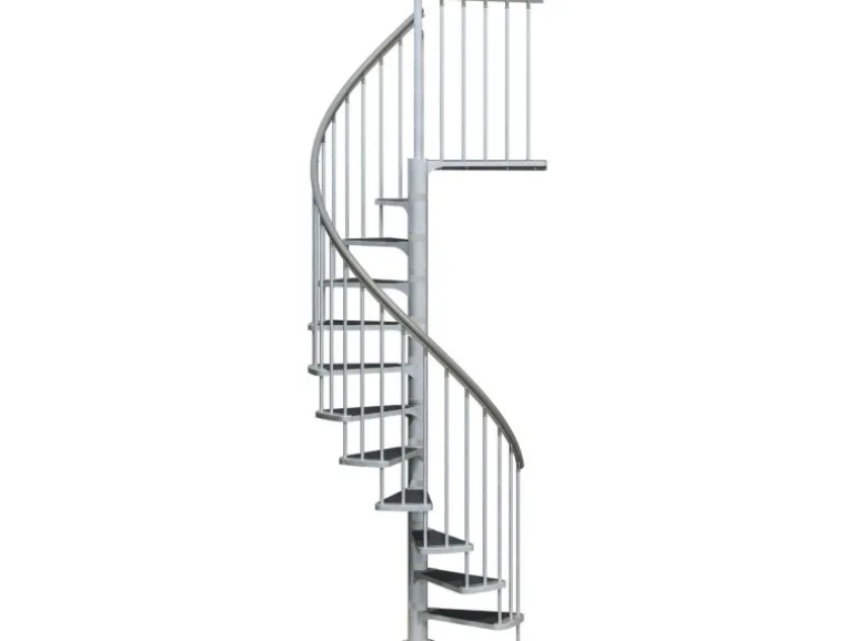 Dolle Außenspindeltreppe Gardenspin mit TRIMAX-Stufen Ø 155 cm