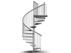 DOLLE Außenspindeltreppe Gardenspin mit Metallstufen Ø 155 cm Höhe bis 282 cm