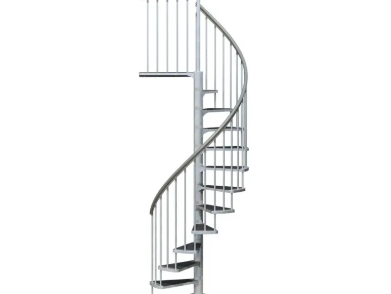 Dolle Außenspindeltreppe Gardenspin mit TRIMAX-Stufen Ø 125 cm