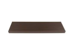 Dolle Außentreppe Gardentop 10 Trimax-Stufen 100 cm Dunkelbraun + Alu-Geländer