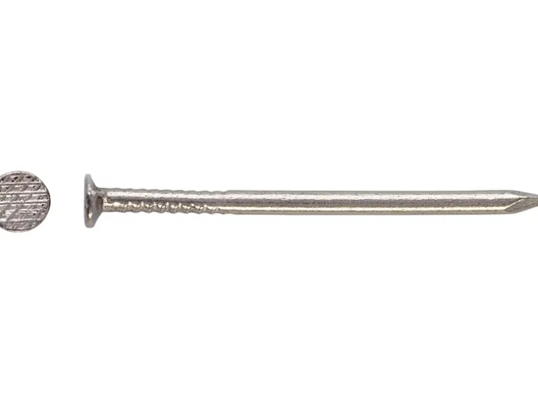Drahtnagel 6 mm Stahl Blank 10 Stück