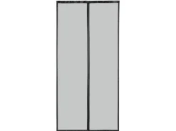 Easymaxx Moskitonetz mit Magnetverschluss für die Tür 100 cm x 210 cm Schwarz