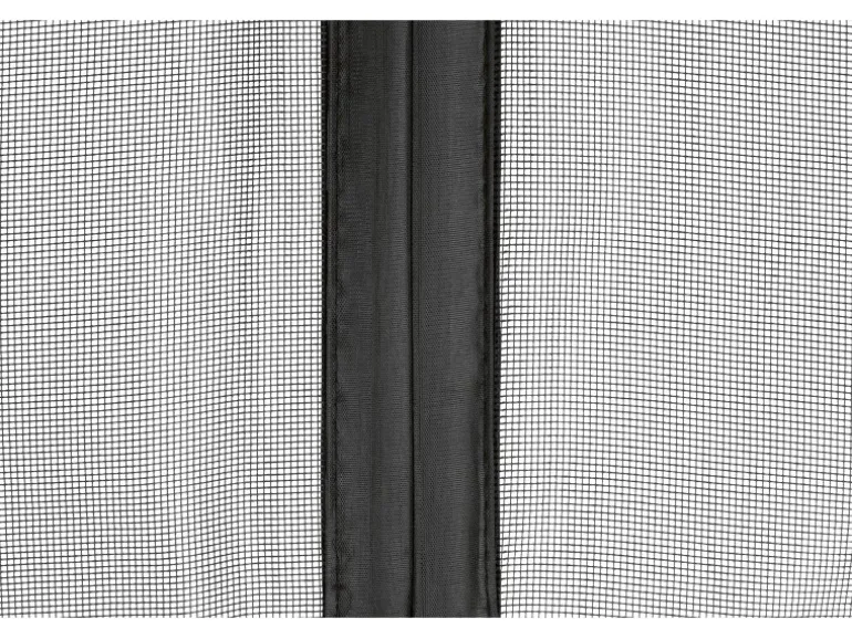 Easymaxx Moskitonetz mit Magnetverschluss für die Tür 100 cm x 210 cm Schwarz