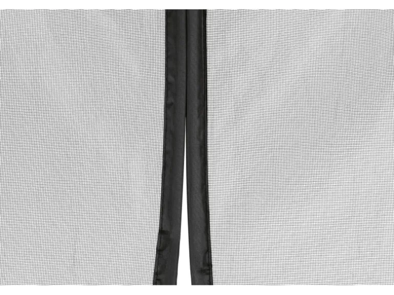 Easymaxx Moskitonetz mit Magnetverschluss für die Tür 100 cm x 210 cm Schwarz