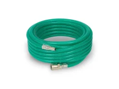 EBERTH Druckluftschlauch Länge 10m Durchmesser 10mm x 14mm 3/8 Kupplung 24 Bar