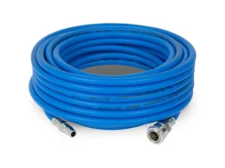 EBERTH Druckluftschlauch LĂ€nge 15m Durchmesser 6mm x 11mm 1/4 Kupplung 20 Bar