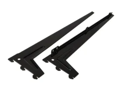 Einloch-Winkelträger Schwarz 48 cm 2 Stück