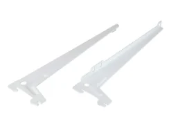Einloch-Winkelträger Weiß 28 cm 2 Stück