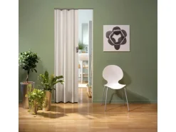 Falttür Spacy Esche Weiß 84 cm x 205 cm