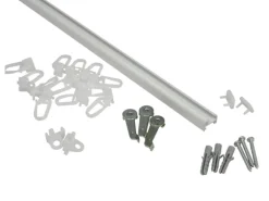 Gardinia Aluminiumschiene Weiß 120 cm