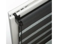 Gardinia Doppelrollo EasyFix 120 cm x 150 cm Schwarz