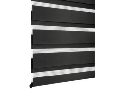 Gardinia Doppelrollo EasyFix 90 cm x 220 cm Schwarz