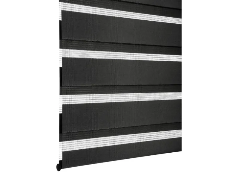 Gardinia Doppelrollo EasyFix 90 cm x 220 cm Schwarz