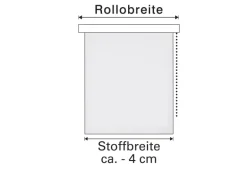 Gardinia Doppelrollo EasyFix mit Montageschiene 45 cm x 150 cm Anthrazit