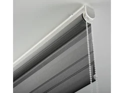 Gardinia Doppelrollo EasyFix mit Montageschiene 45 cm x 150 cm Anthrazit