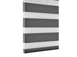 Gardinia Doppelrollo EasyFix mit Montageschiene 45 cm x 150 cm Anthrazit