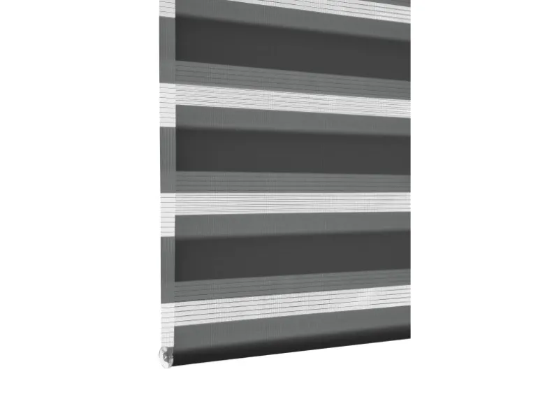 Gardinia Doppelrollo EasyFix mit Montageschiene 45 cm x 150 cm Anthrazit