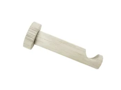 Gardinia Holz-Träger Country für Ø 25 mm offen 12 cm Castell Eiche