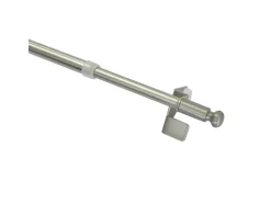 Gardinia Klemmstange Press&Go Kugel Ø 8/10 mm Edelstahloptik 50 cm - 80 cm