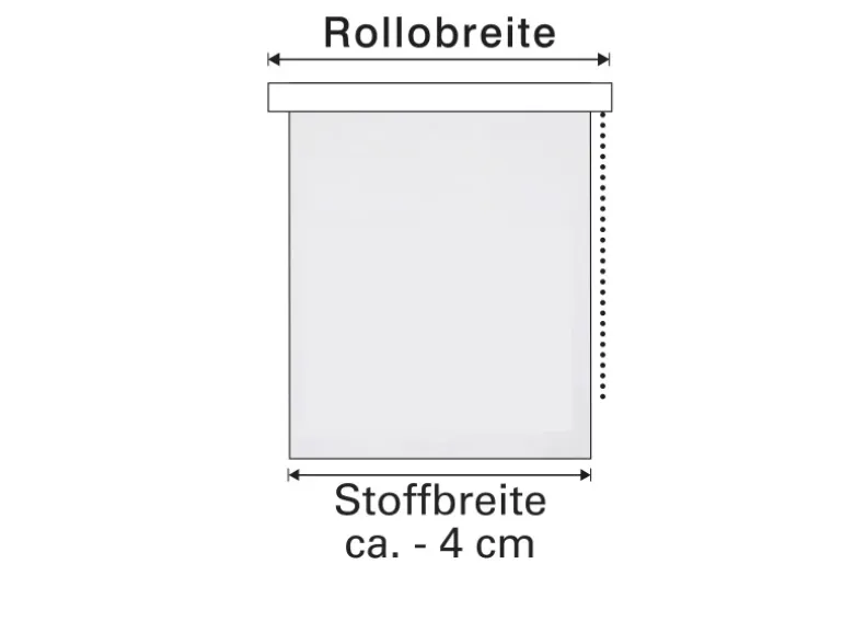 Gardinia Seitenzug-Rollo Verdunklung 100 cm x 180 cm Beige