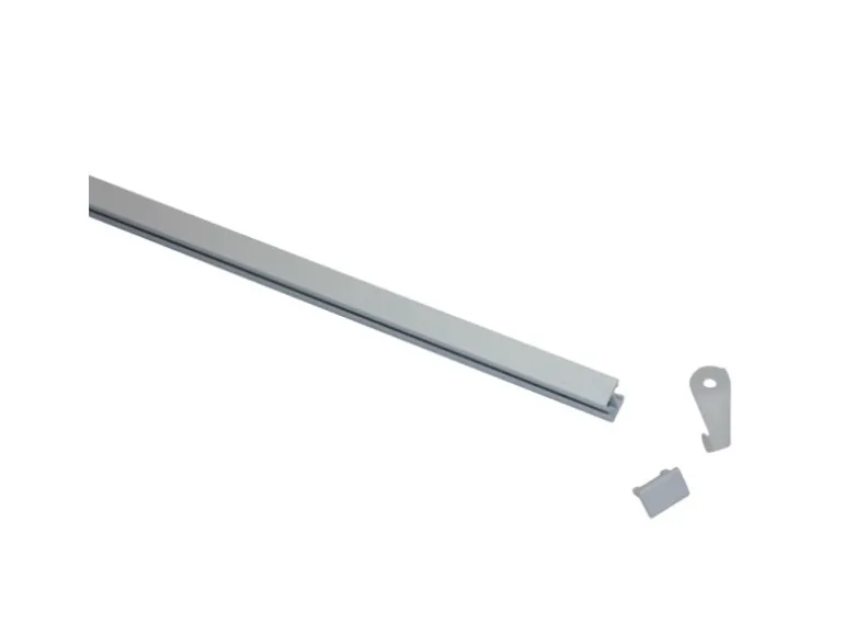 Gardinia Vorhangschienen-Set Lucy 1-läufig Weiß 200 cm
