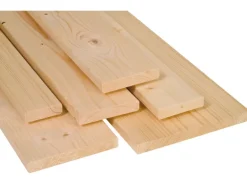 Glattkantbrett Fichte/Tanne gehobelt gefast 100 mm x 18 mm x 2000 mm