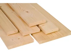 Glattkantbrett Fichte/Tanne gehobelt gefast 120 mm x 18 mm x 2500 mm