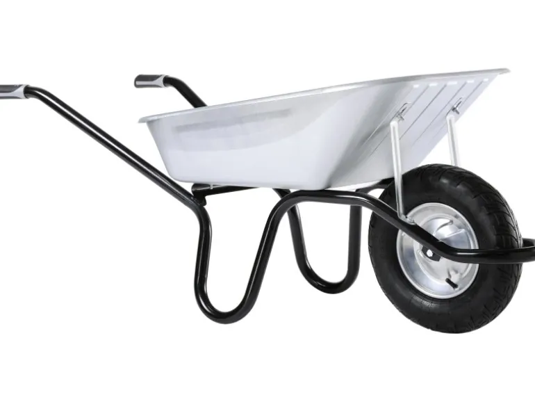 Haemmerlin Einrad-Schubkarre 100 l Muldenvolumen 200 kg Traglast Verzinkt