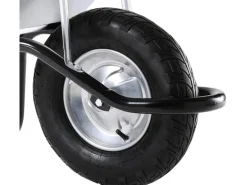Haemmerlin Einrad-Schubkarre 100 l Muldenvolumen 200 kg Traglast Verzinkt