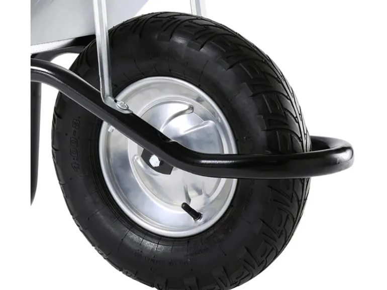 Haemmerlin Einrad-Schubkarre 100 l Muldenvolumen 200 kg Traglast Verzinkt