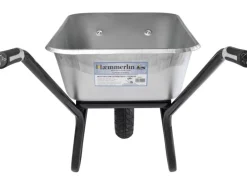 Haemmerlin Einrad-Schubkarre 120 l Muldenvolumen 200 kg Traglast verzinkt