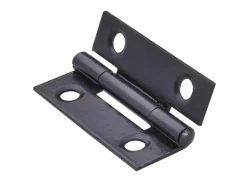 Hettich Scharnier Schmal 40 mm x 25 mm x 1 mm Stahl Schwarz 2 Stück