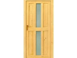 Holz-Mehrzwecktür Modell Rügen 98 cm x 200 cm Anschlag Links Fichte Natur