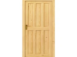 Holz-Mehrzwecktür Modell Usedom 98 cm x 200 cm Anschlag Links Fichte Natur
