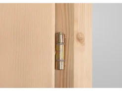 Holz-Nebeneingangstür NET 501-88 Fichte Natur 88 cm x 200 cm Anschlag Rechts