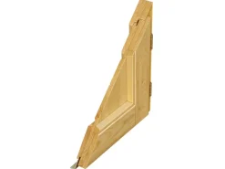 Holz-Nebeneingangstür NET 502 Fichte Natur 98 cm x 200 cm Anschlag Rechts