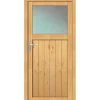 Holz-Nebeneingangstür NET 501-88 Fichte Natur 88 cm x 200 cm Anschlag Links