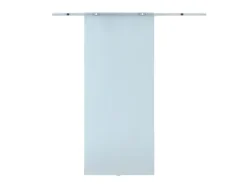 HOMCOM Glasschiebetür Schiebetür Zimmertür Mattglas 102,5 x 205cm