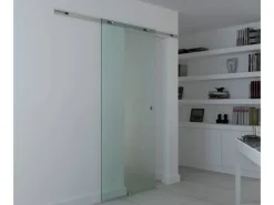 HOMCOM Glasschiebetür Schiebetür Zimmertür Mattglas 102,5 x 205cm